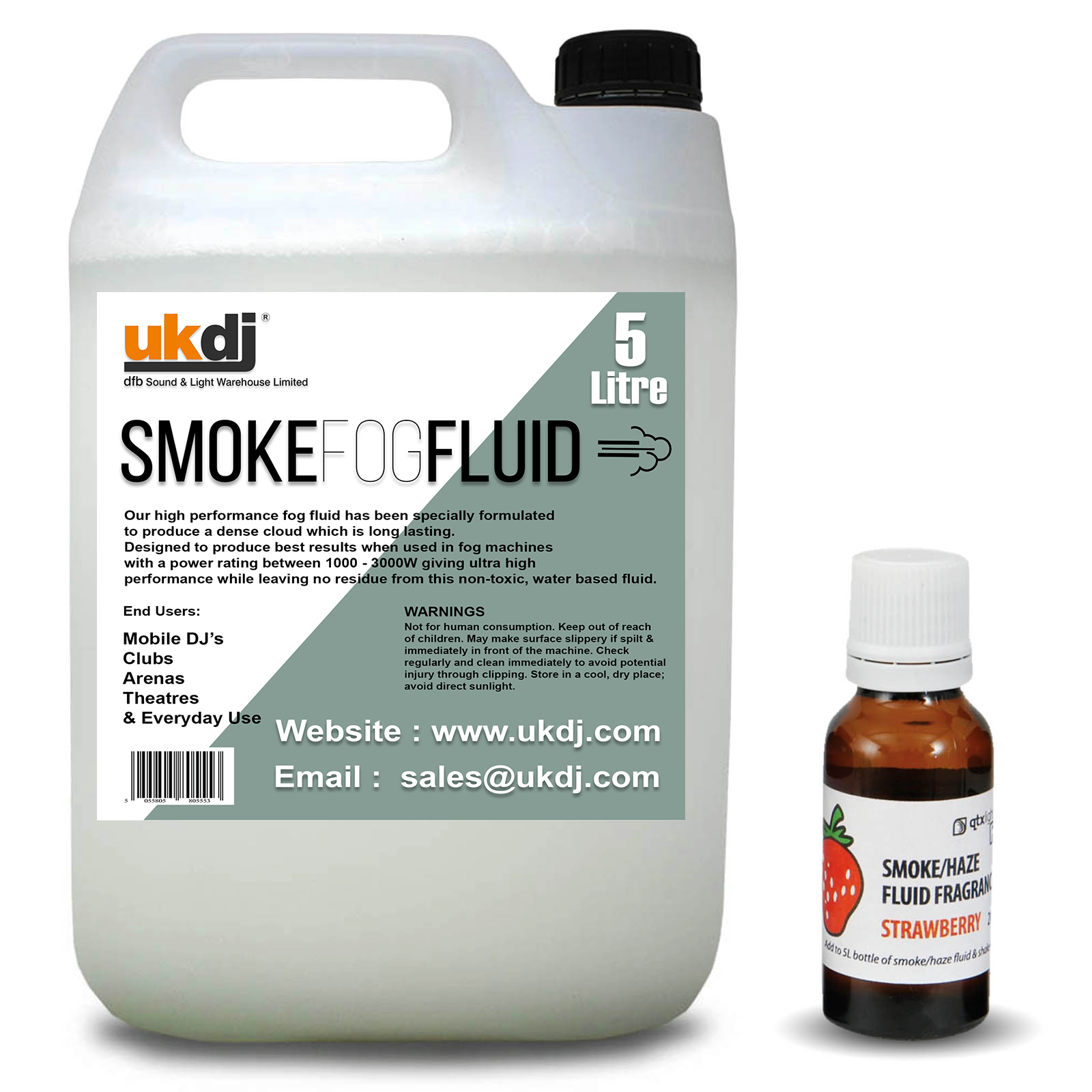 Smoke Fluid 5L HQ Professional Fog Liquid Scented
