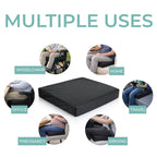Vinyl Wheelchair Cushion with Memory Foam 2 and 3 Inch
