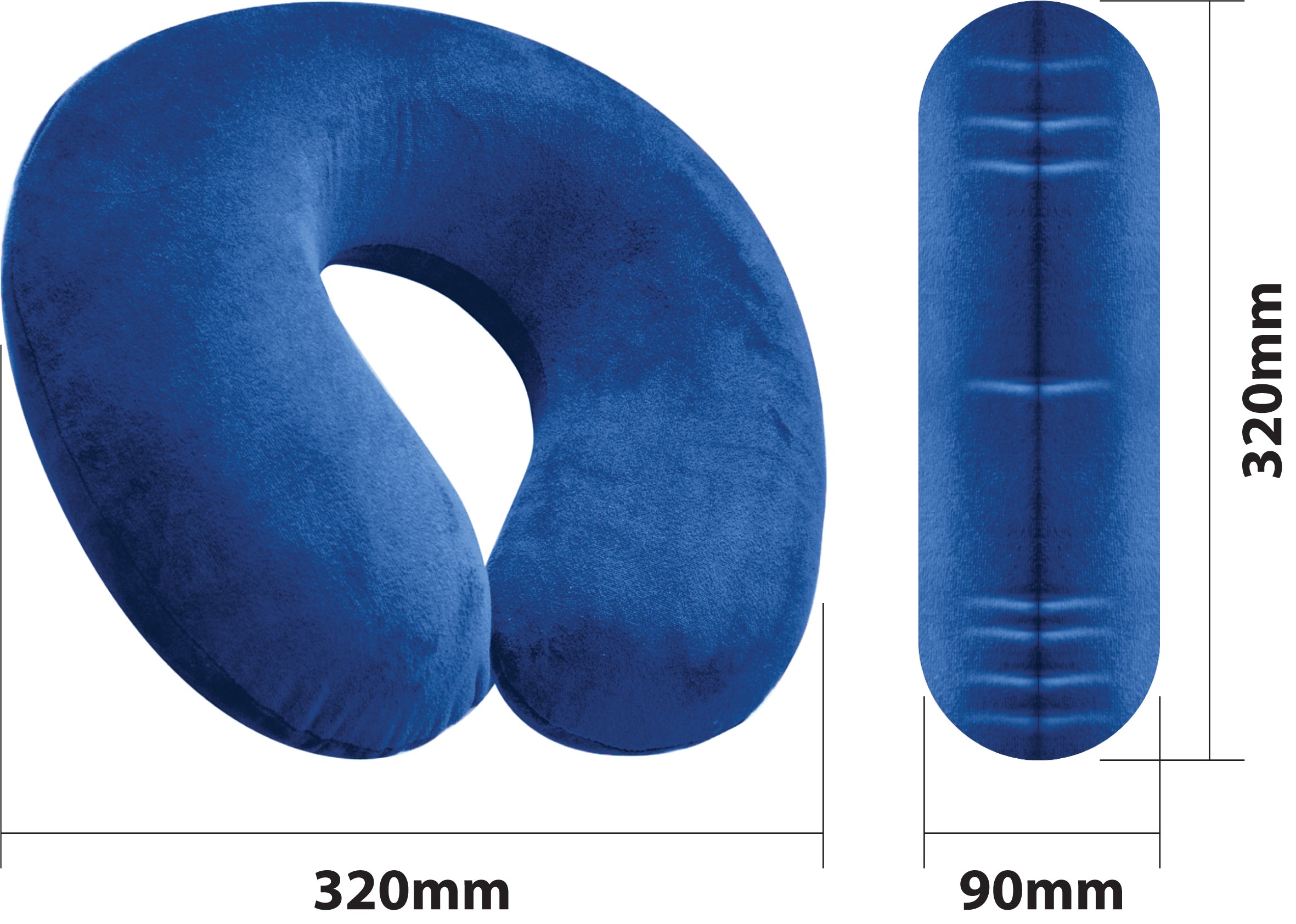 Memory Foam Neck Cushion - Assorted Colours and Designs