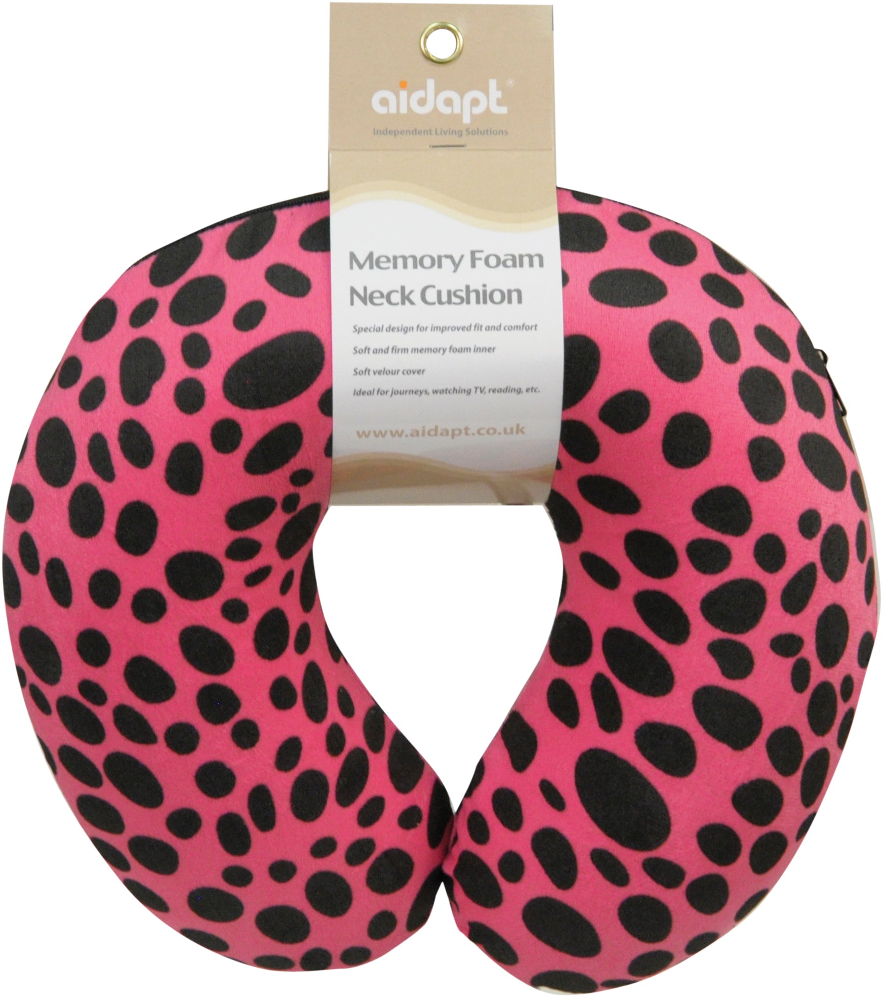 Memory Foam Neck Cushion - Assorted Colours and Designs