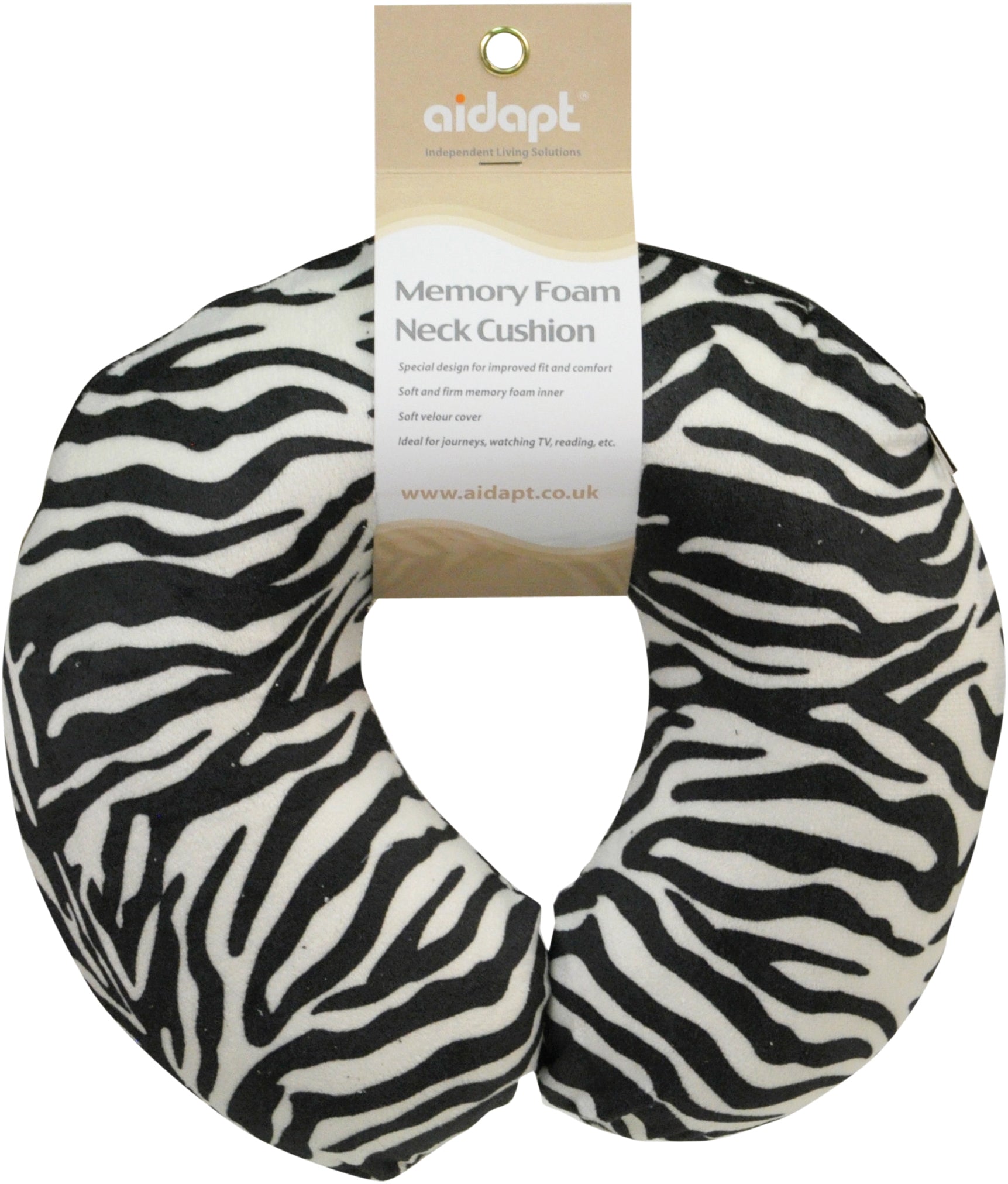 Memory Foam Neck Cushion - Assorted Colours and Designs