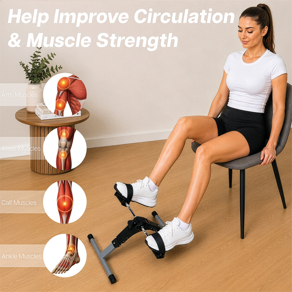 Pedal Legs Exerciser with Digital Display