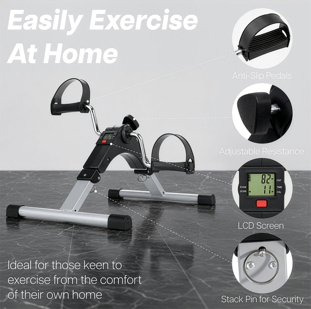 Pedal Legs Exerciser with Digital Display