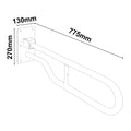 Solo Hinged Arm Support With Positive Lock System 3 Sizes