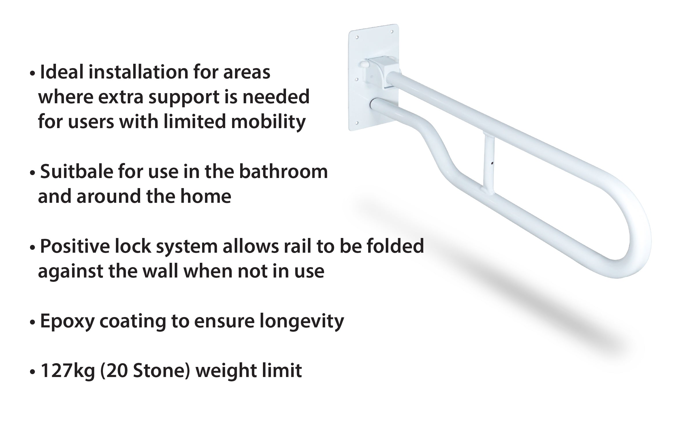 Solo Hinged Arm Support With Positive Lock System 3 Sizes