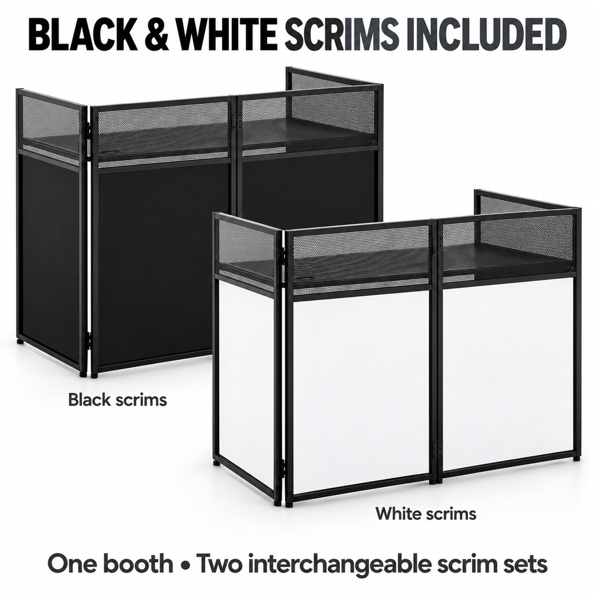 Combi Booth XL System Foldable Stand with Built In Screens