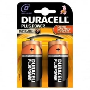 2 Piles LR14 C Alcaline 1.5V DURACELL Plus Power